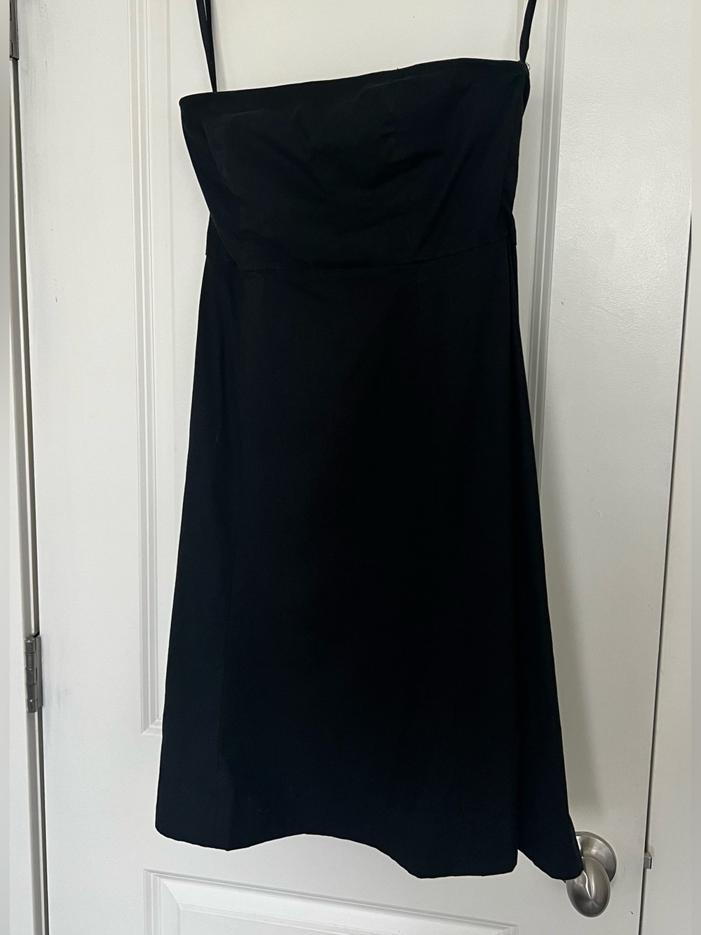 95% Cotton Gap Stretch Fit & Flair Strapless Dress circa 2004